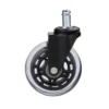 3Inch PU Swivel Office Chair Replacement Caster Wheel