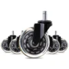 3Inch PU Swivel Office Chair Replacement Caster Wheel