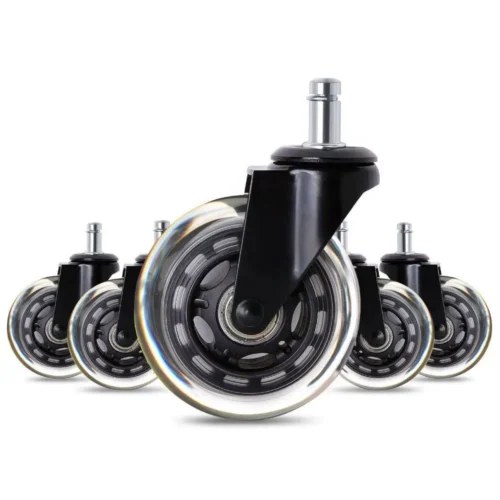 H468401115bd048b68e40390a8d5acd977-2.webp 3Inch PU Swivel Office Chair Replacement Caster Wheel