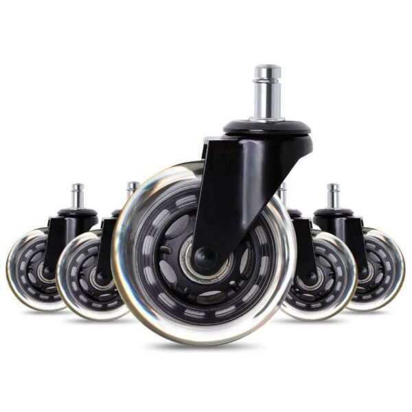 3Inch PU Swivel Office Chair Replacement Caster Wheel