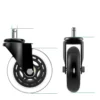 3Inch PU Swivel Office Chair Replacement Caster Wheel