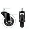 3Inch PU Swivel Office Chair Replacement Caster Wheel
