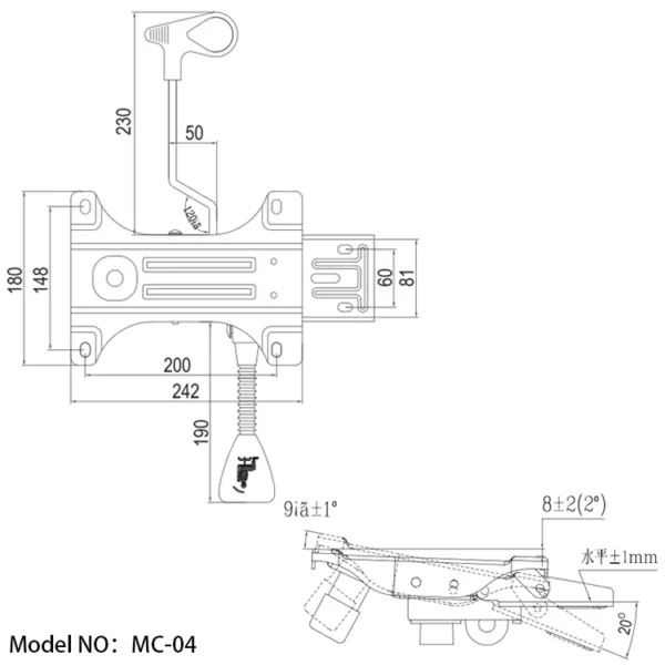 H5ea8dde8f1724fc8970ffb9ae3010c59Q-2.webp Multifunction Office Chair Tilt & Swivel Mechanism