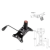 H9745a697e07c453c834b15bae66756909-2.webp Multifunction Office Chair Tilt & Swivel Mechanism