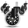 3Inch PU Swivel Office Chair Replacement Caster Wheel
