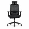 RivlinHome Ergonomic Mesh Office Chair Black RivlinHome ergonomic mesh office chair front view