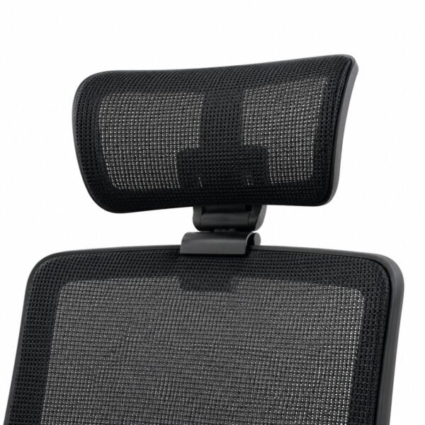 RivlinHome Mesh Headrest Detail Mesh headrest and upper backrest detail