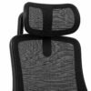 RivlinHome Headrest Detail Adjustable mesh headrest detail
